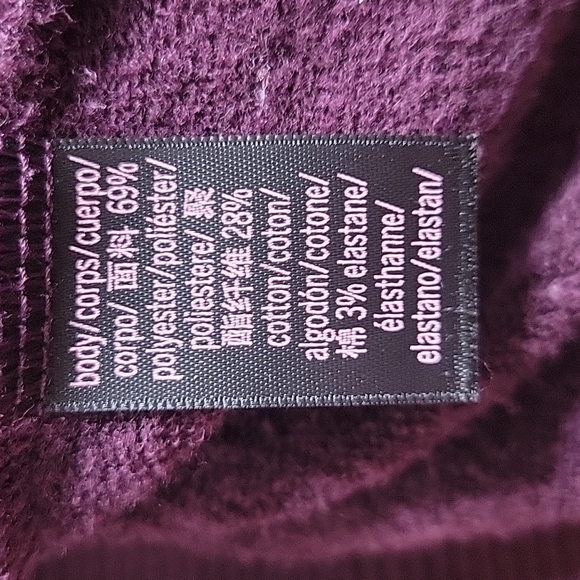 Victoria Secret Pull Over Maroon Sweatshirt - Picture 8 of 11